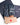 Leather Driving Gloves Navy Blue